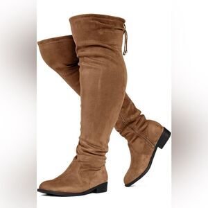 RF Room of Fashion Brown Suede boots size 8.5M